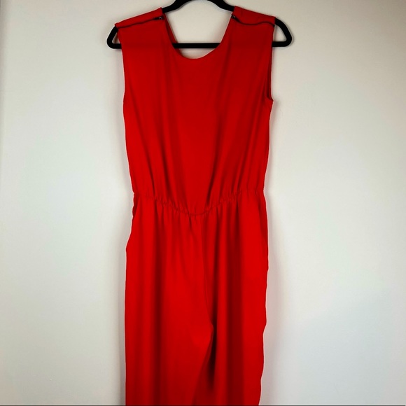 Zara Bold Red Jumpsuit - Picture 1 of 4